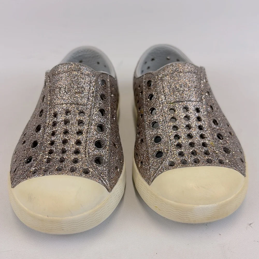 NATIVE Jefferson SlipOn Shoes Kids Glitter Size C6